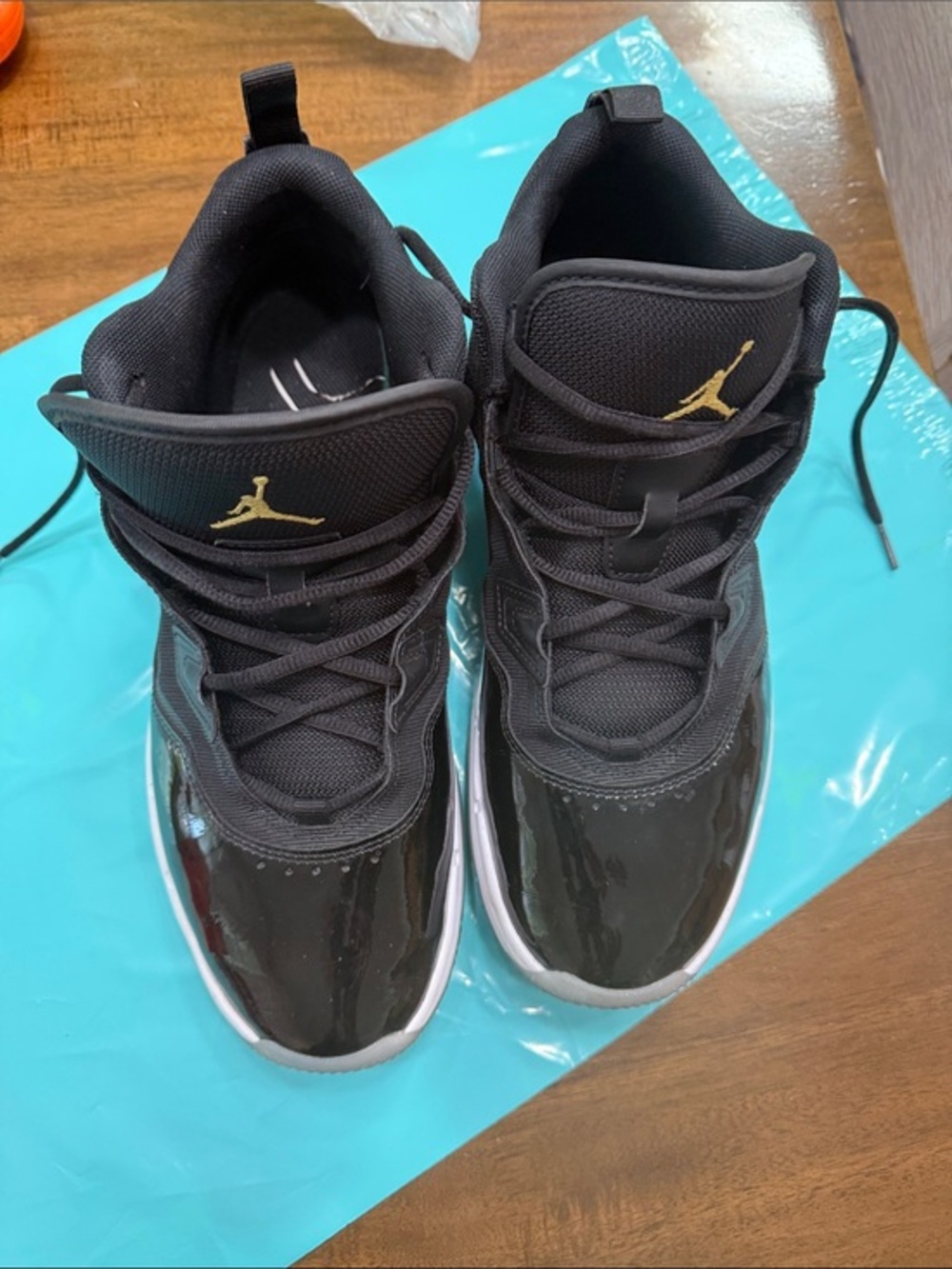 Jordan Stay Loyal 3 Black White Merallic Gold Men’s Mid-Top Sneakers